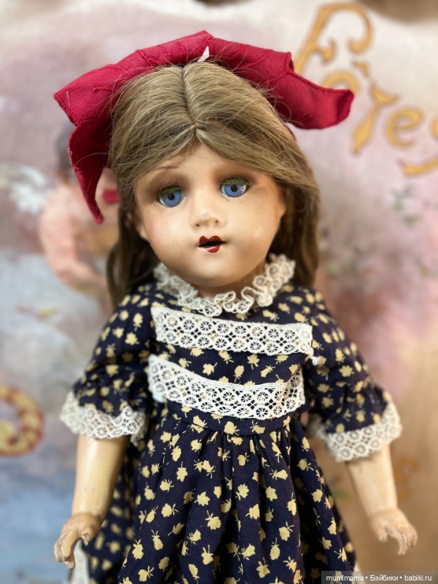 Антикварная кукла из массы ARMAND MARSEILLE M 10 рост 64 см (фото 6)