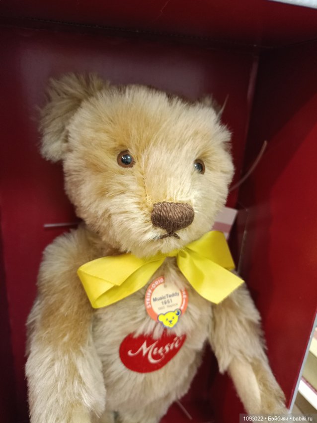 Музыкальный мишка Штайф, Steiff (фото 2)