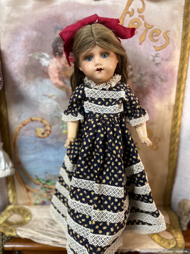 Антикварная кукла из массы ARMAND MARSEILLE M 10 рост 64 см (фото 5)