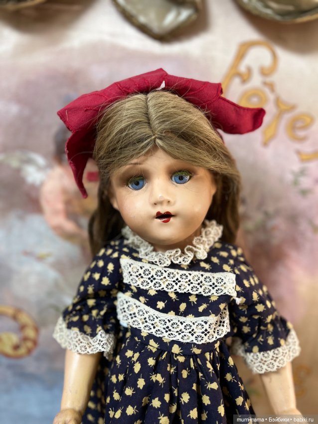 Антикварная кукла из массы ARMAND MARSEILLE M 10 рост 64 см (фото 3)