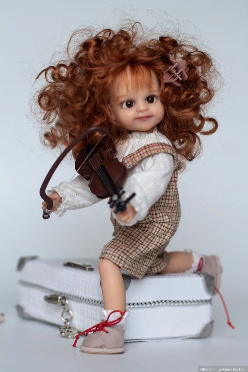 Leona - маленькая скрипачка или рыжий ангелочек (фото 3)