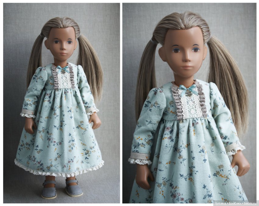 Уютные платья для кукол Sasha doll