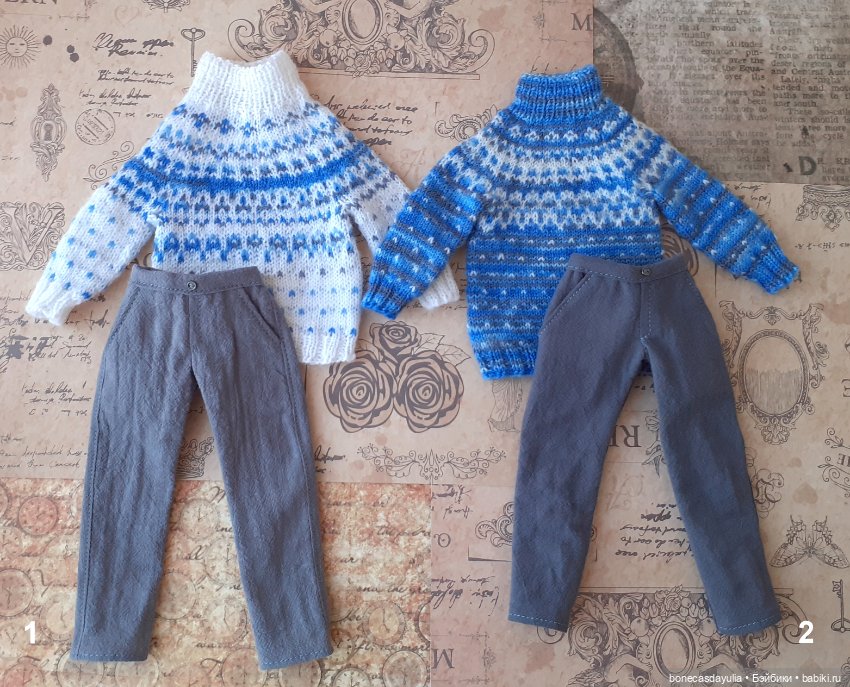 Комплекты для куклы Кен Ken: Свитер и брюки (фото 2)
