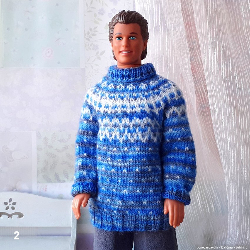 Комплекты для куклы Кен Ken: Свитер и брюки (фото 9)