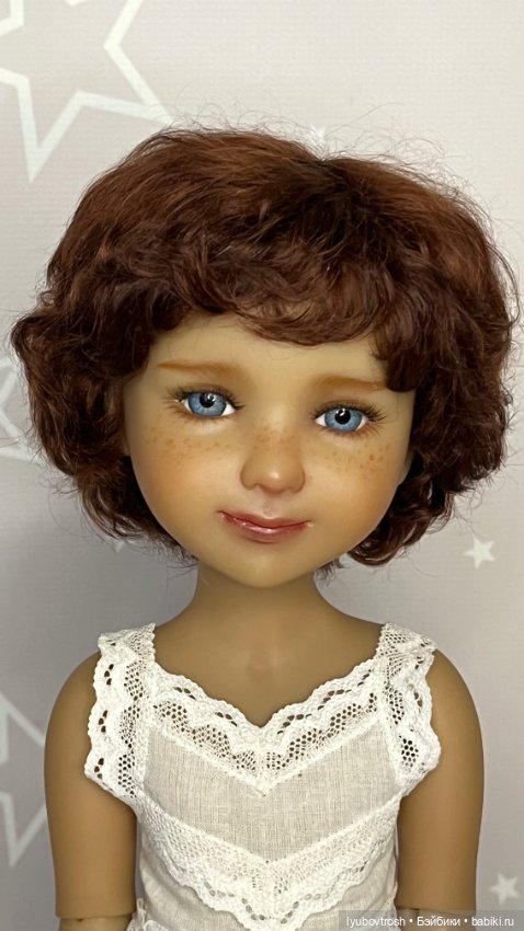 Парик натуральный для Руби ред