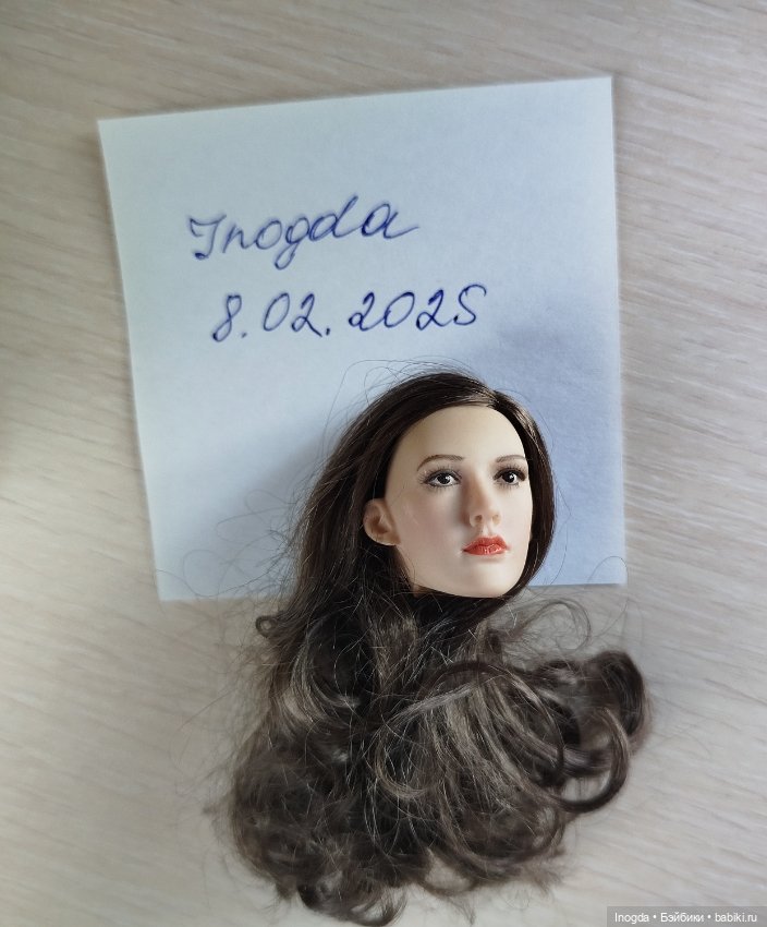 Голова экшен девушки формата 1/6 (фото 7)