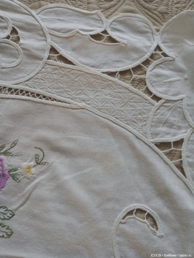 Красивая винтажная скатерть (фото 6)