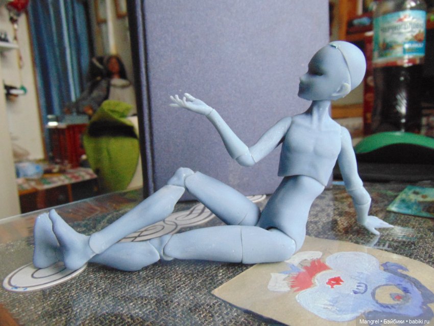 Анимешка шарнирная — Шарнирные куклы (не BJD) (фото 5)