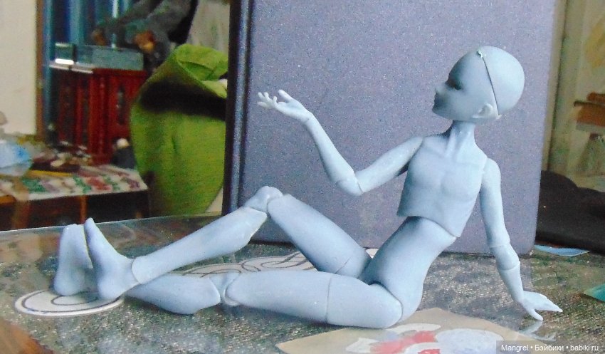 Анимешка шарнирная — Шарнирные куклы (не BJD) (фото 4)