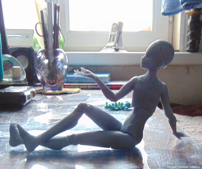 Анимешка шарнирная — Шарнирные куклы (не BJD) (фото 3)