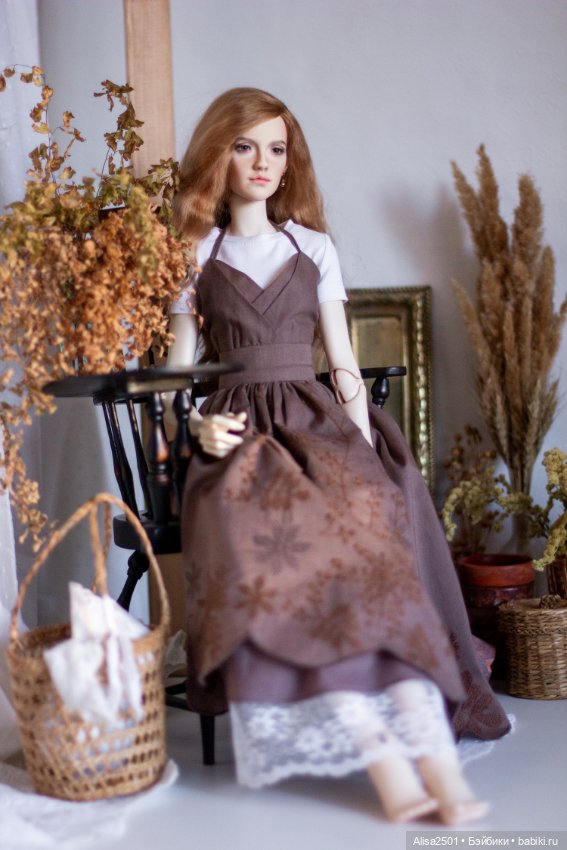 Сарафан на тонких лямках и футболка для SD (фото 6)