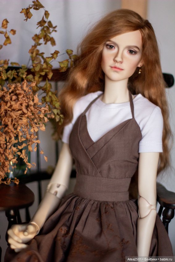 Сарафан на тонких лямках и футболка для SD (фото 7)