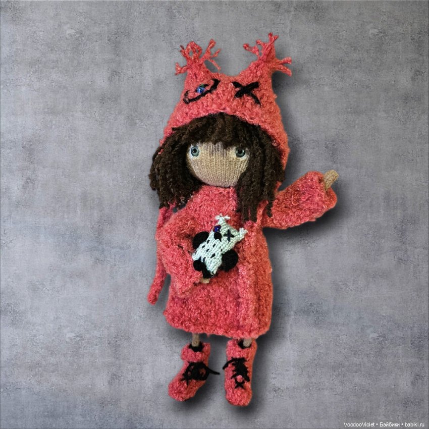 Вязаная куколка Серафима — Авторские куклы (фото 7)