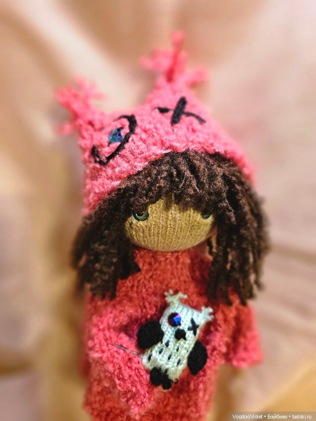 Вязаная куколка Серафима — Авторские куклы