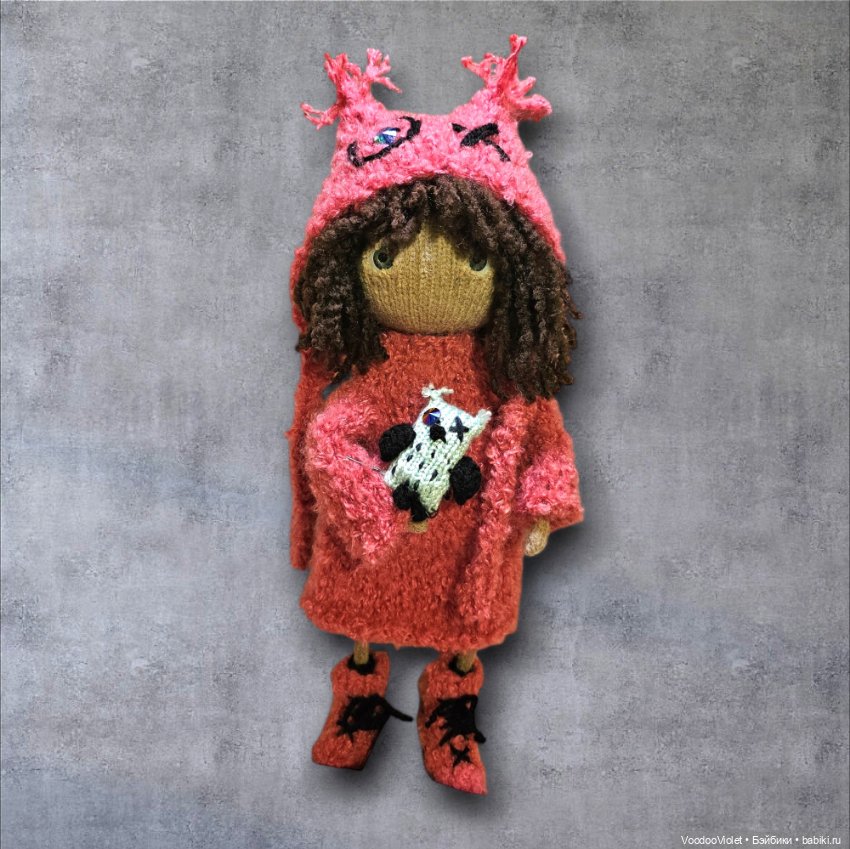 Вязаная куколка Серафима — Авторские куклы (фото 4)
