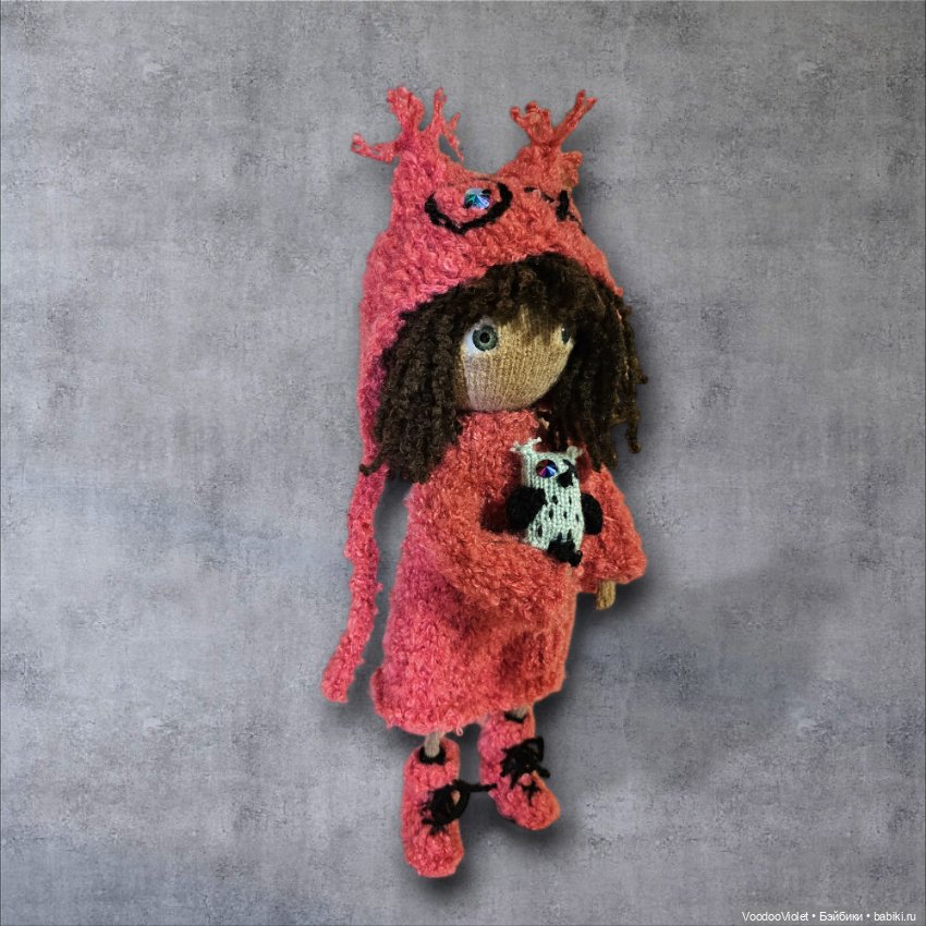 Вязаная куколка Серафима — Авторские куклы (фото 6)