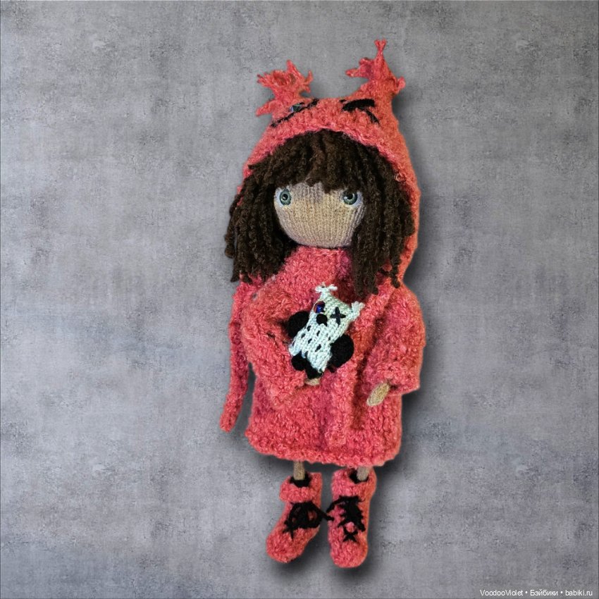 Вязаная куколка Серафима — Авторские куклы (фото 8)
