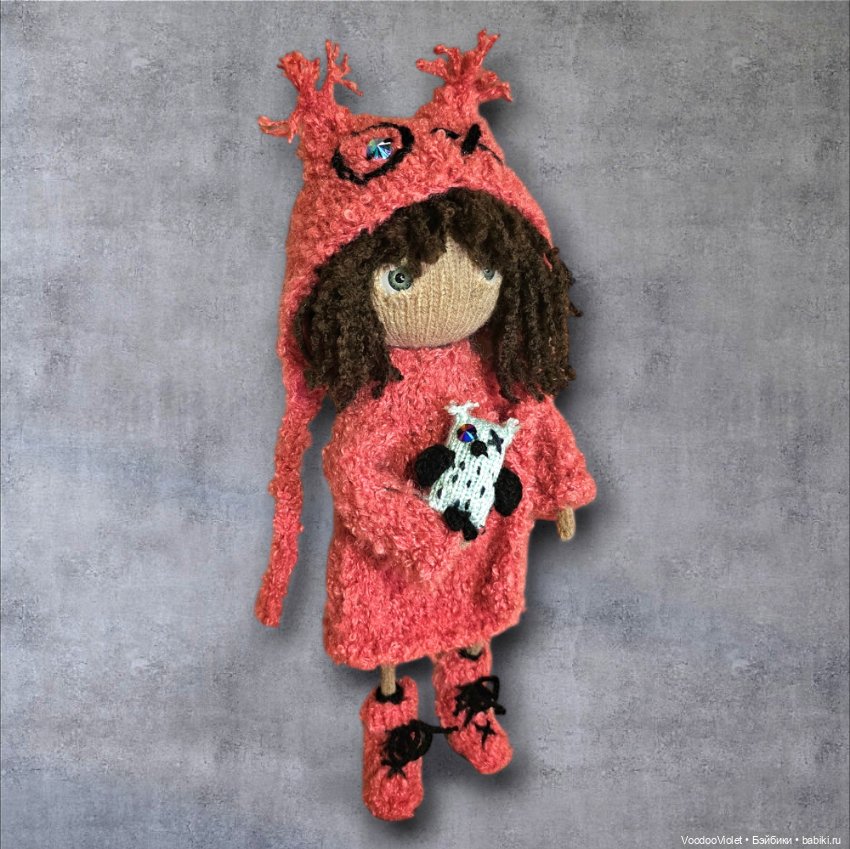 Вязаная куколка Серафима — Авторские куклы (фото 5)