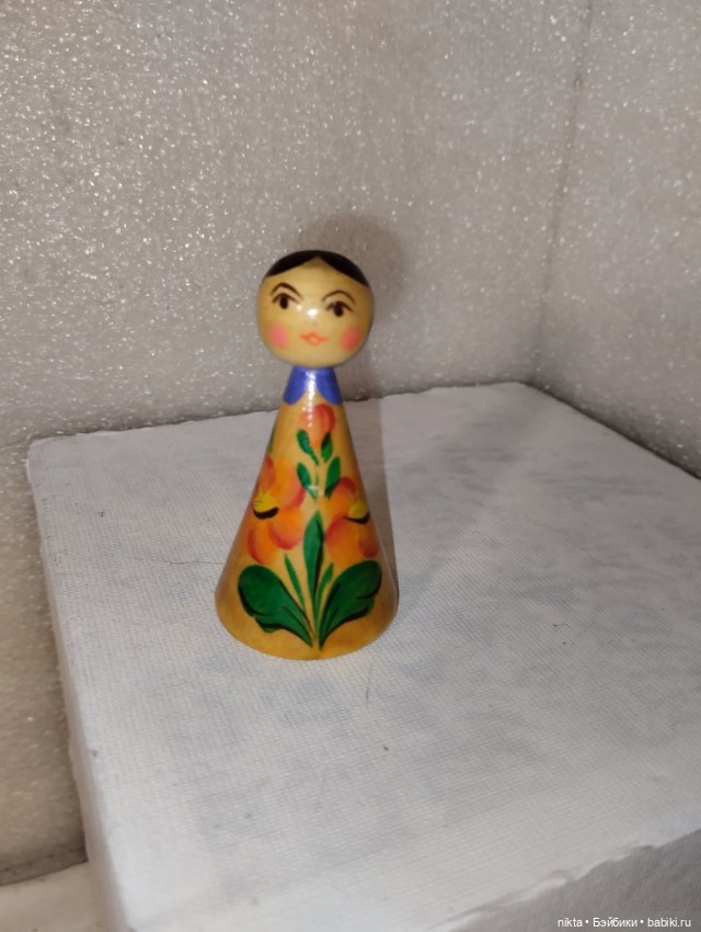 Деревянная игрушка СССР Девочка