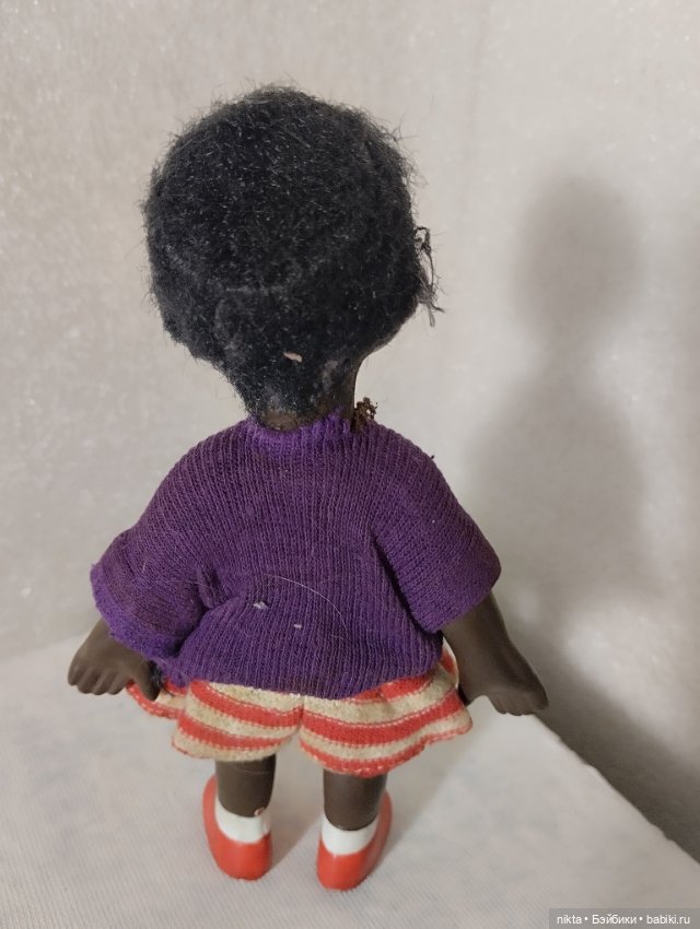 Кукла ГДР Негритянка, девочка (фото 3)