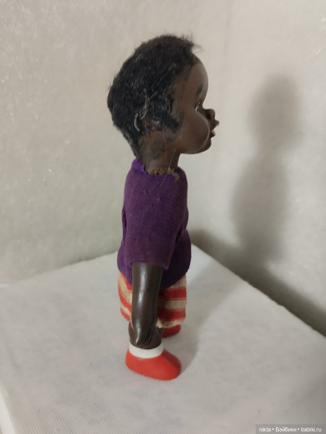Кукла ГДР Негритянка, девочка (фото 2)