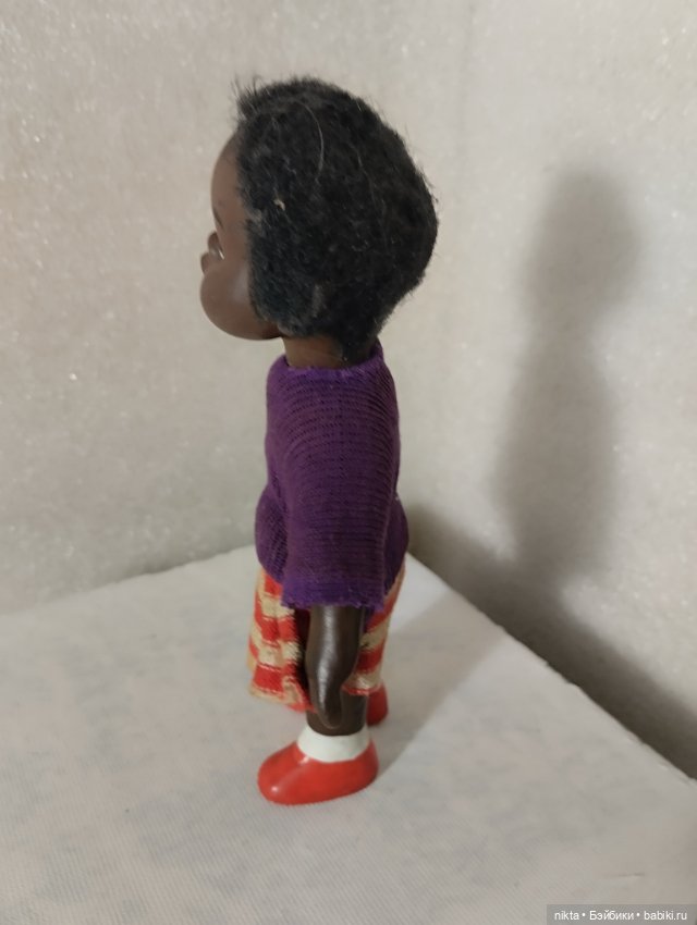 Кукла ГДР Негритянка, девочка (фото 4)