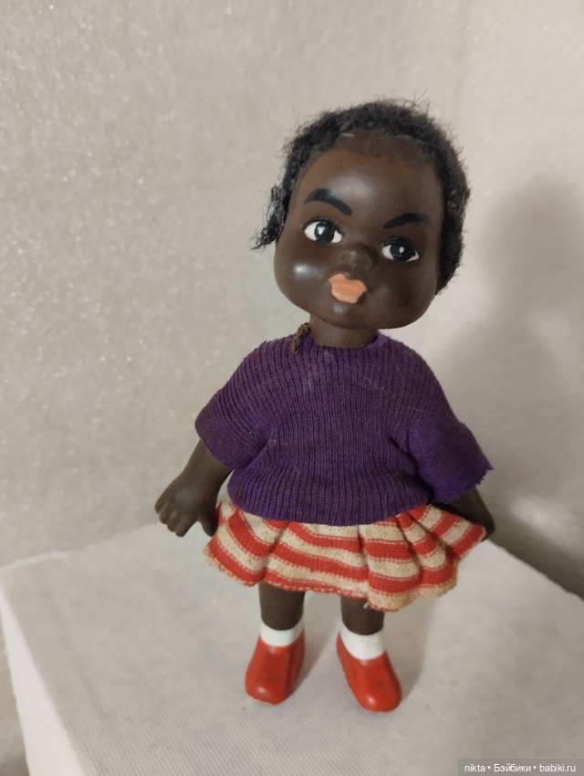 Кукла ГДР Негритянка, девочка