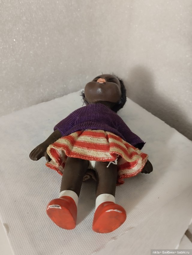 Кукла ГДР Негритянка, девочка (фото 5)