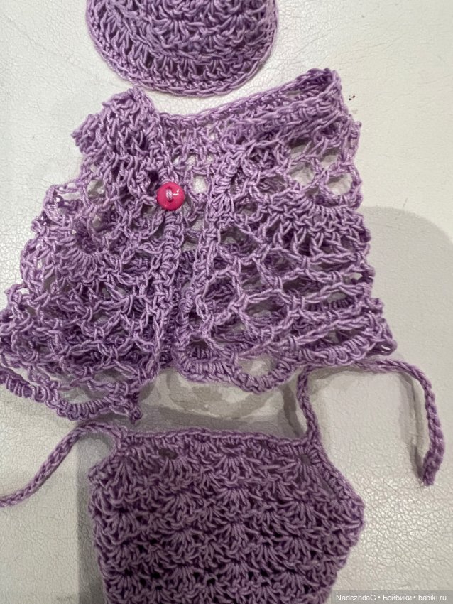 Одежда для Барби , вязанная (фото 10)
