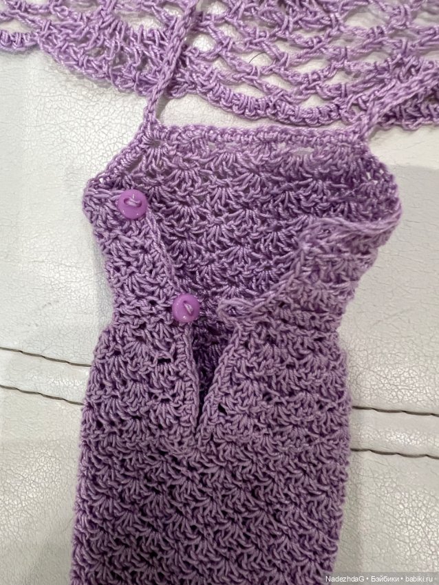 Одежда для Барби , вязанная