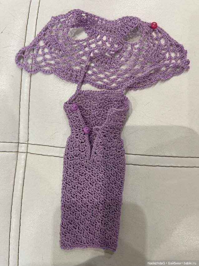 Одежда для Барби , вязанная