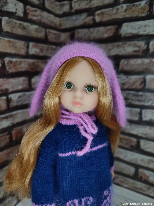 Комплект одежды Ажурная Зайка для кукол Паола Рейна Paola Reina (фото 7)