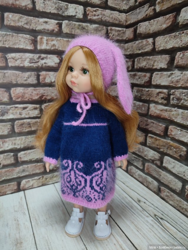 Комплект одежды Ажурная Зайка для кукол Паола Рейна Paola Reina (фото 5)