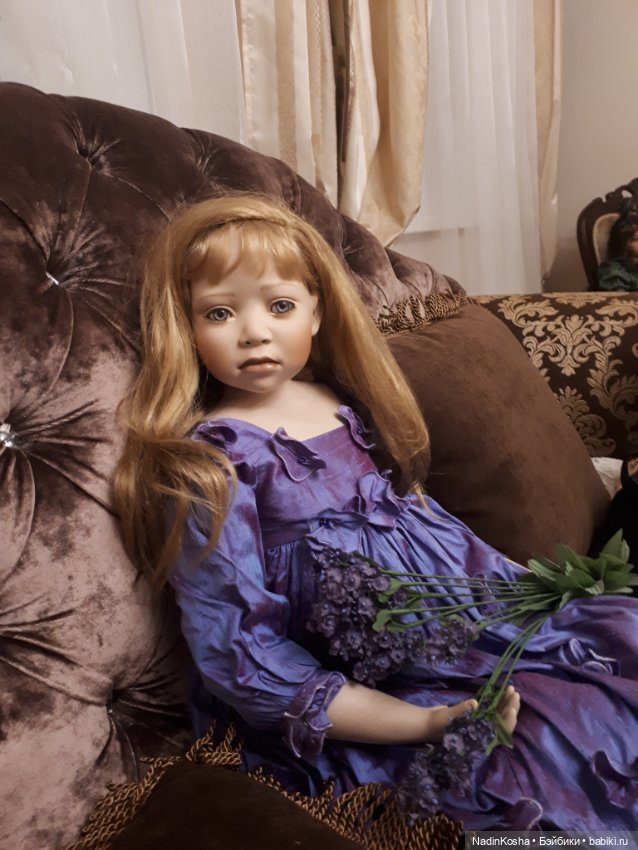 Любимая Лаванда — Фарфоровые куклы