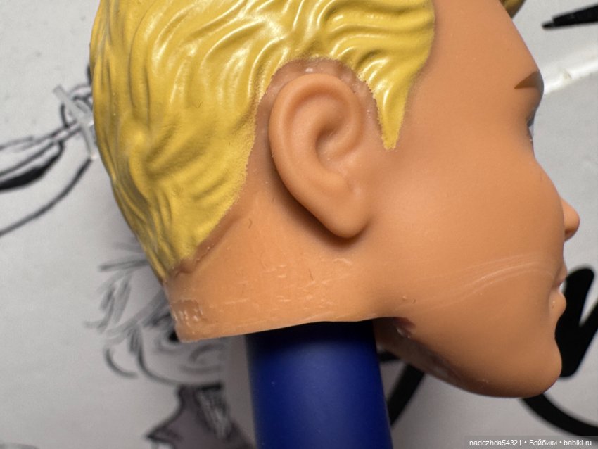 Голова Кена Фашионистас 167 (в инвалидном кресле) (2) (фото 7)