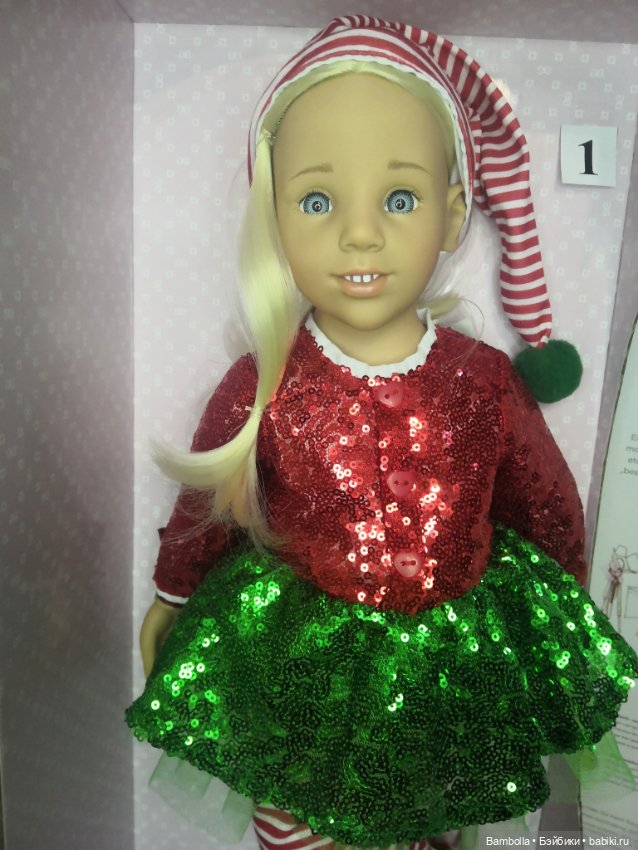Куколка Анна с зубками #1 фирмы Готц (фото 2)