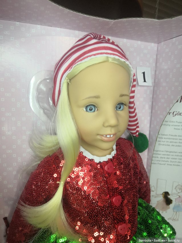 Куколка Анна с зубками #1 фирмы Готц (фото 5)