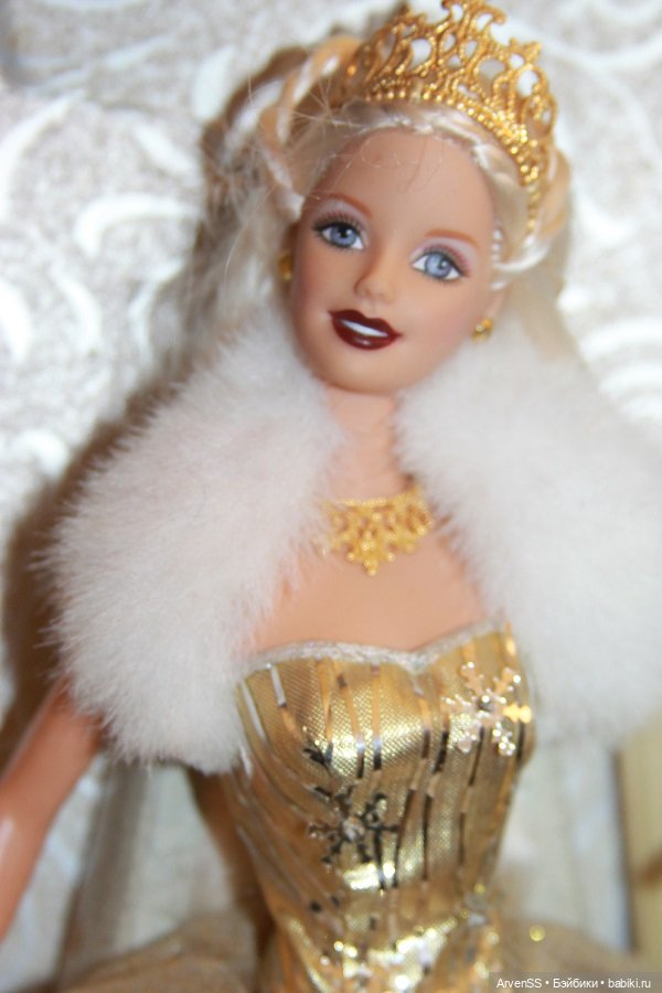 Винтажная Barbie Holiday Celebration Special Edition 2000 Doll Millennium Glass Ornament