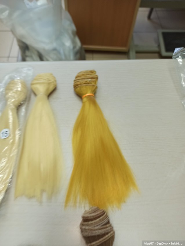 Лот трессов — Парики и волосы (мохер) для кукол (фото 3)