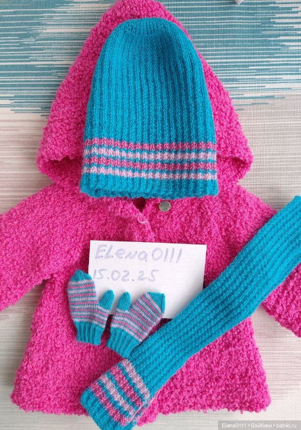 Вязаные вещи для Нэнси или похожей куклы (фото 6)