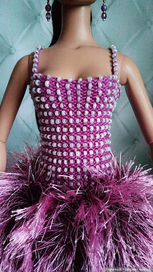 Платье вечернее для кукол Tonner (фото 4)