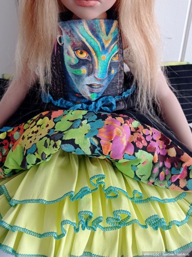 💚🌷💚Сарафан для Zwergnase "Нейтири" (фото 3)