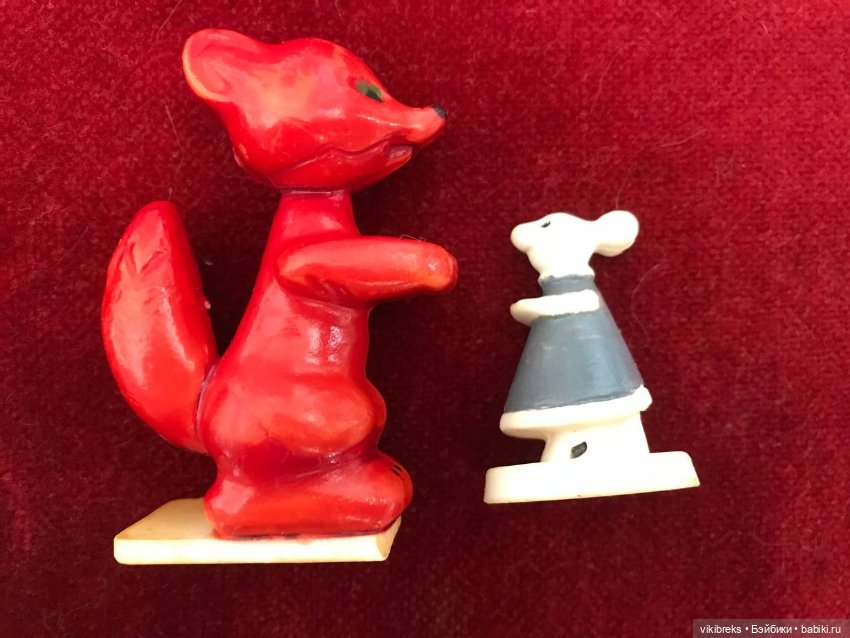 Набор кукол-игрушек из колкого пластика "Теремок", г. Тамбов, СССР (фото 4)