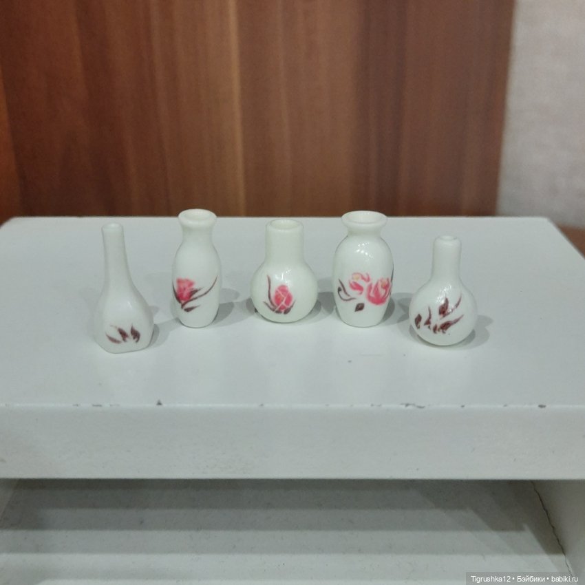 Вазочки одним лотом — Миниатюра для кукол (фото 2)