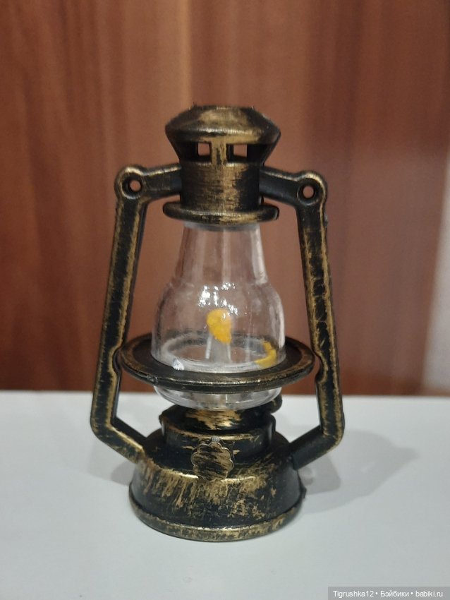 Керасиновая лампа — Миниатюра для кукол (фото 3)