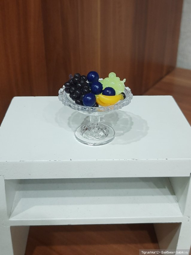 Ваза с фруктами — Миниатюра для кукол (фото 3)