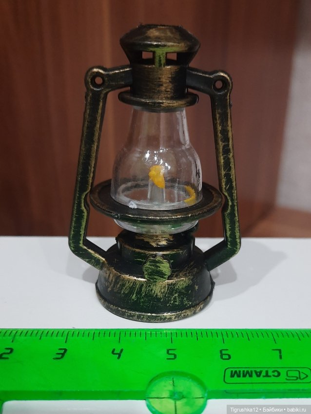 Керасиновая лампа — Миниатюра для кукол (фото 4)