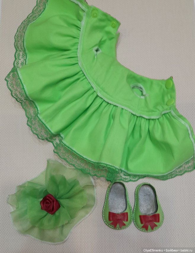 Нарядные платья для Фейсинок Galoob Baby Face (фото 6)