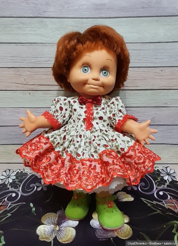 Нарядные платья для Фейсинок Galoob Baby Face (фото 3)