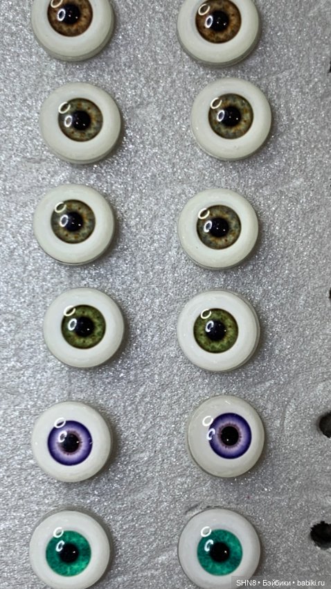 Глаза для кукол 12 мм 14 мм 16 мм (фото 2)